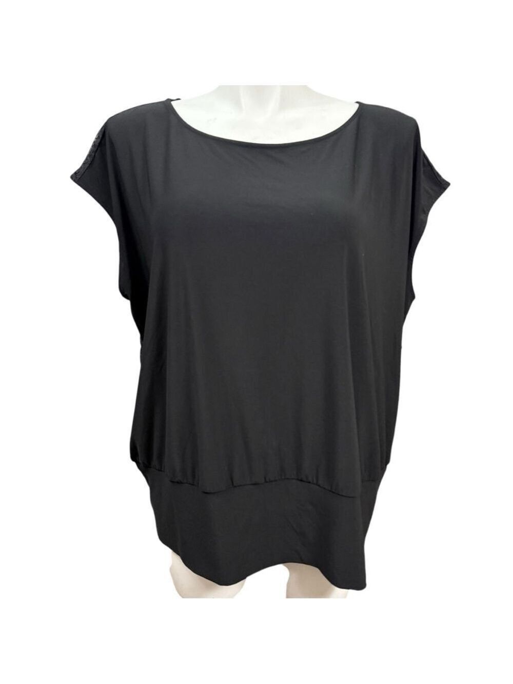 Cato Black Lace Top Size 22/24W